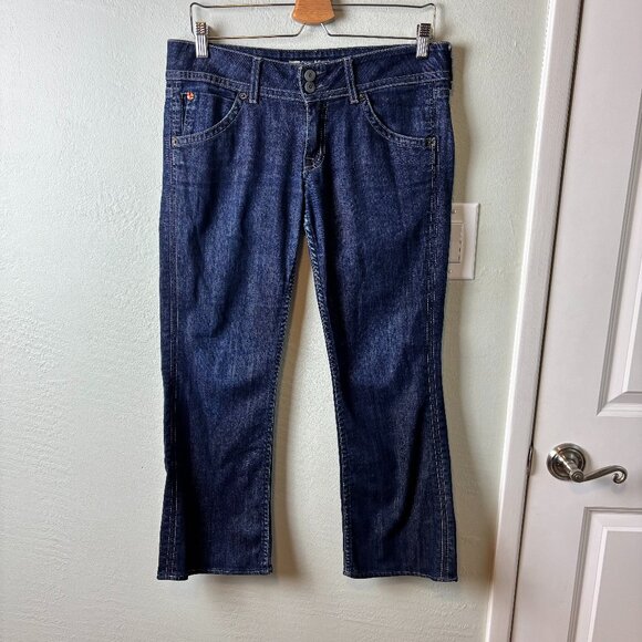 Hudson Jeans Bootcut Dark Wash Y2K Cropped or Hemmed Size 29 - Picture 1 of 8